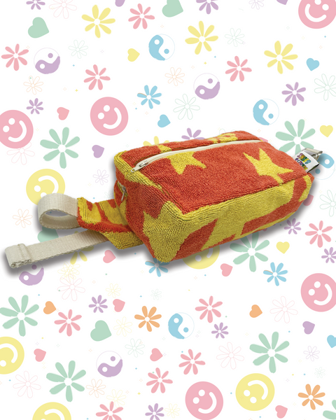 Upcycled Yellow & Orange Sunshine Towelling Bumbag