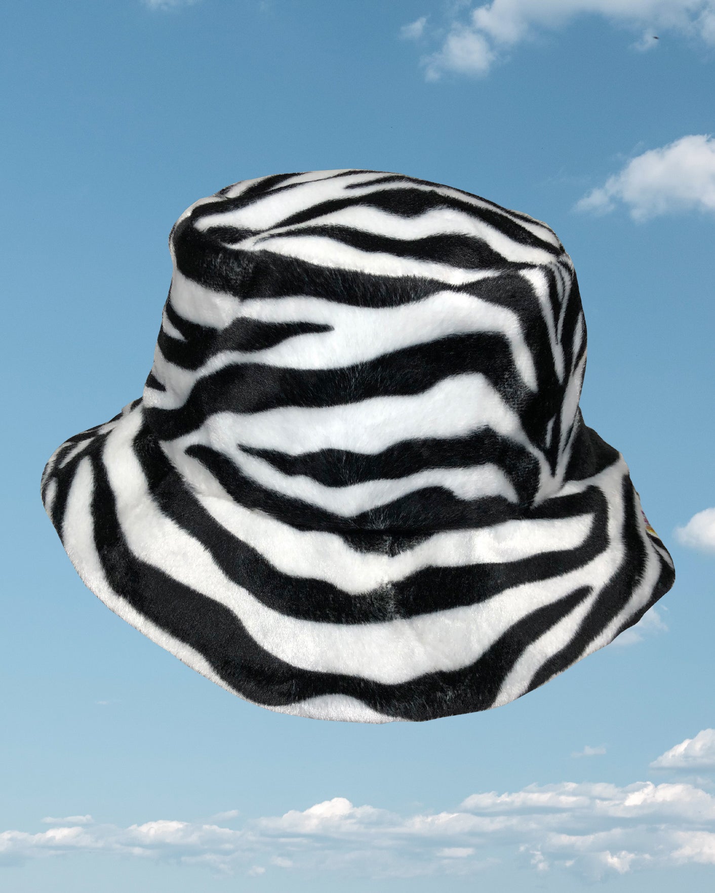 Zebra Print Faux Fur Bucket Hat - Made to Order – Buckets & Bums