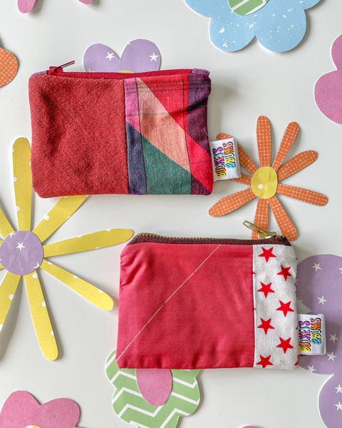 Patchwork Upcycled Coin Purse